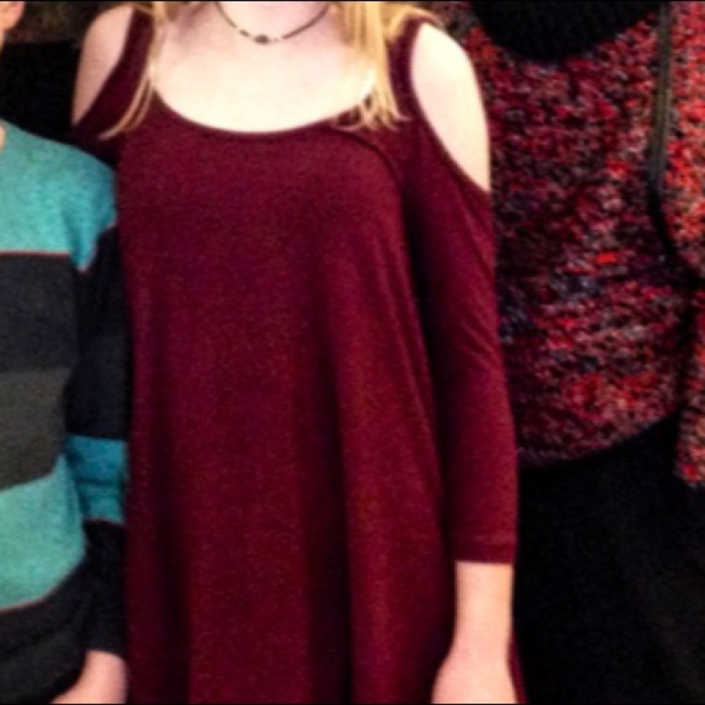 Awesome dark red dress from Mudd size XS